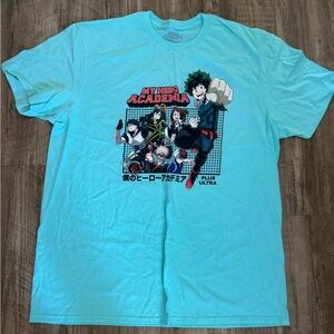 Teal My Hero Academia tee #MHA #Anime